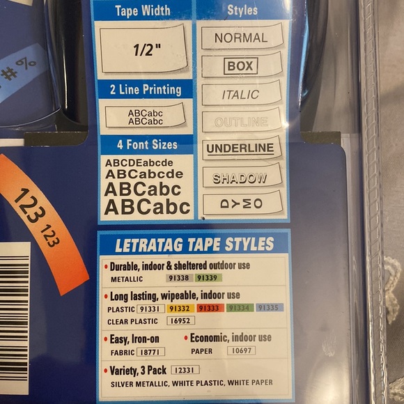 Dymo  Letra Tag - Picture 8 of 10